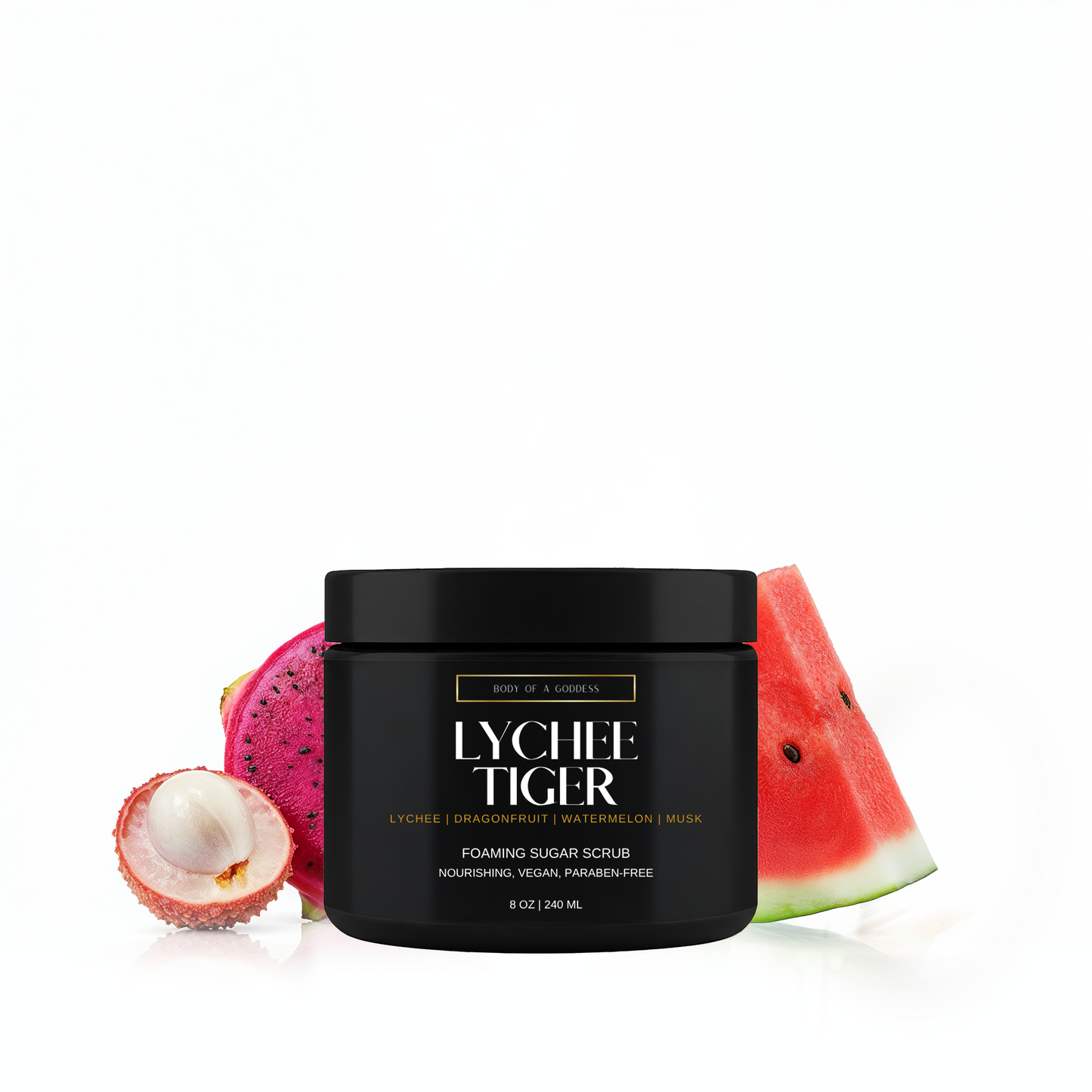 LYCHEE TIGER FOAMING SUGAR SCRUB