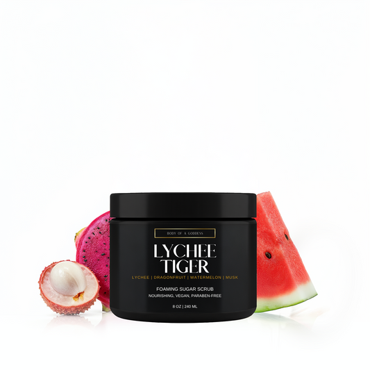 LYCHEE TIGER FOAMING SUGAR SCRUB